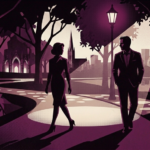 man and woman on a walk in Hagley Park