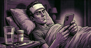 sick man cancelling date