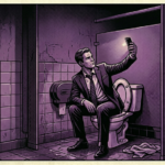 toilet selfie